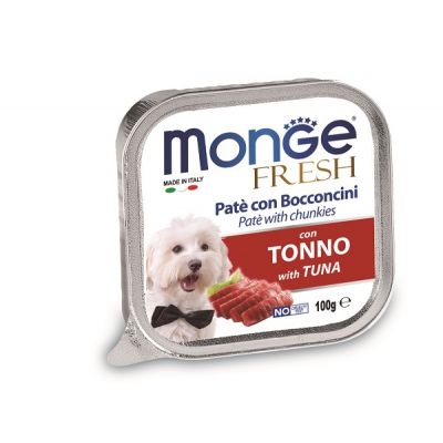 Pet Shop Bobi - MONGE FRESH PASTETA TUNA 100G